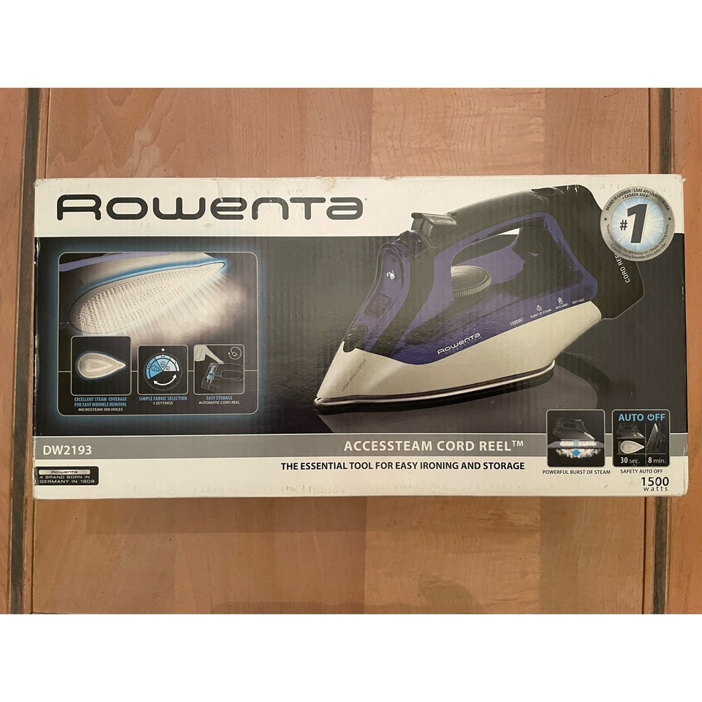 ROWENTA Accessteam Cord Reel Model DW2193 Steam Iron